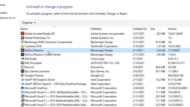 How To Completely Uninstall Delete Remove DaVinci Resolve Windows 10_8 71080P HD смотреть онлайн