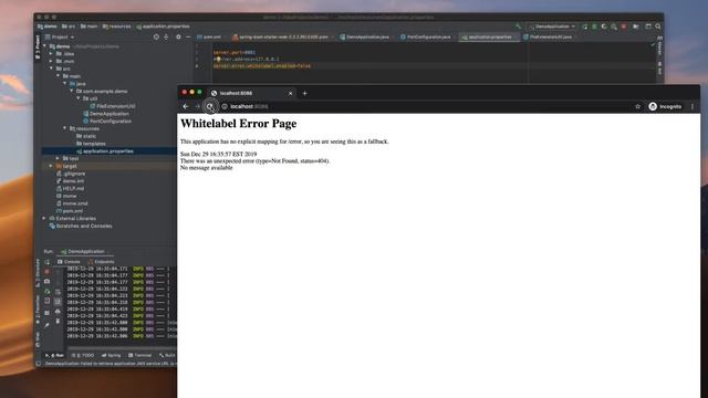 Configuring embedded tomcat application properties in Spring boot смотреть онлайн