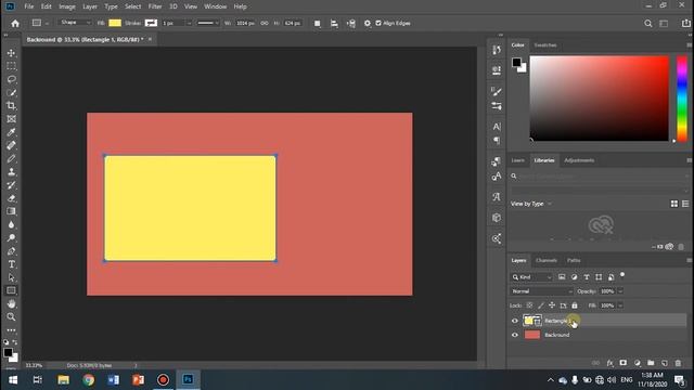 Adobe Photoshop Интерфейс. Эффекттер панели смотреть онлайн