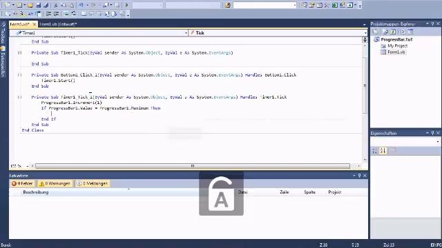Visual Basic - ProgressBar смотреть онлайн