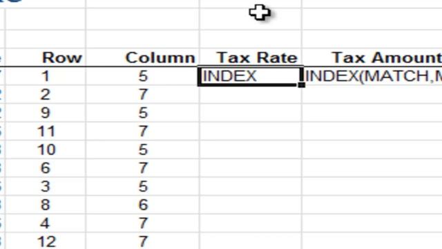Excel 2010 - INDEX and MATCH Functions смотреть онлайн
