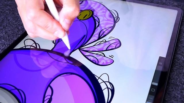 Drawing a cute Ducky on iPadPro | Procreate App ✨️ смотреть онлайн