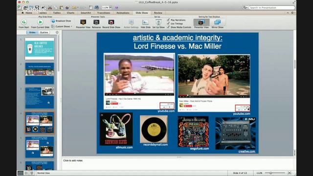 ULU Coffee Break - “Add In Any Credit That You Heard Thus Far”: Sampling And The Research Process