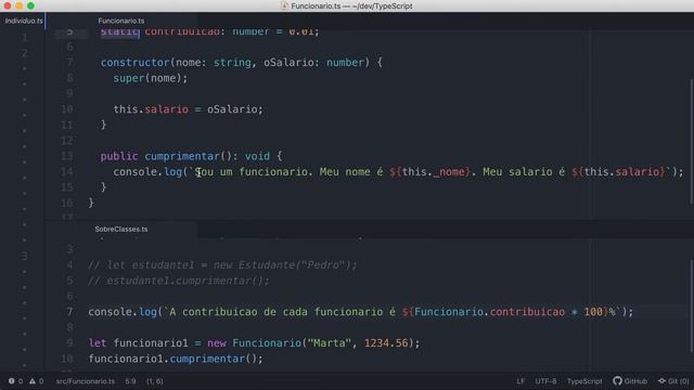 0015-38 Atributos e Métodos Estáticos de uma Classe de TypeScript (static) смотреть онлайн
