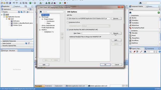 JDeveloper How to Create Jar Files смотреть онлайн