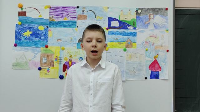 Видеоролик отрывок из поэмы Руслан и Людмила читает Зайцев Кирилл