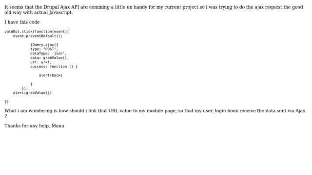 Drupal: Manually Send Ajax request to a PHP file (2 Solutions!!) смотреть онлайн