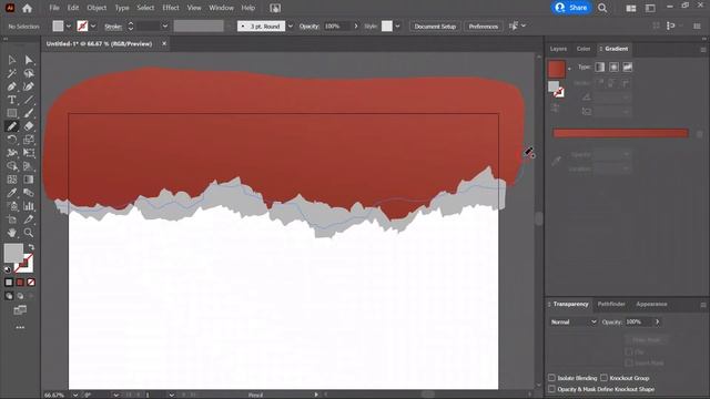Illustrator Tutorial | How to Create Torn Paper смотреть онлайн