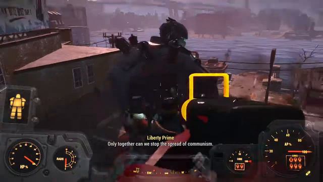 Fallout 4:Teleporting Liberty Prime with Institute Portal Gun by ElPolloAzul смотреть онлайн