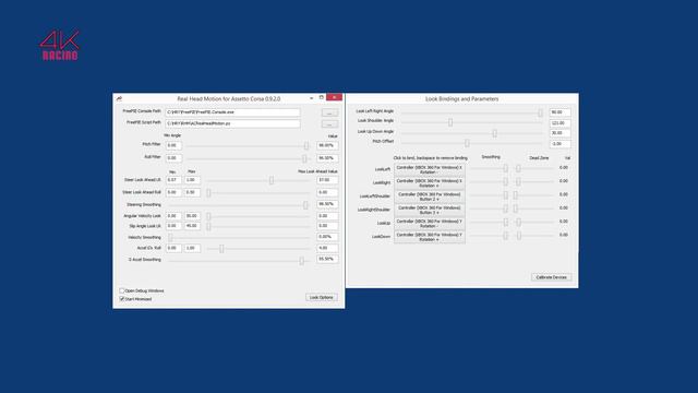 Real Head Motion | app settings and download for Assetto Corsa смотреть онлайн