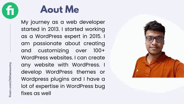 Wordpress Intro for Fiverr GIG || Wordpress Developer || Itkhansunny смотреть онлайн