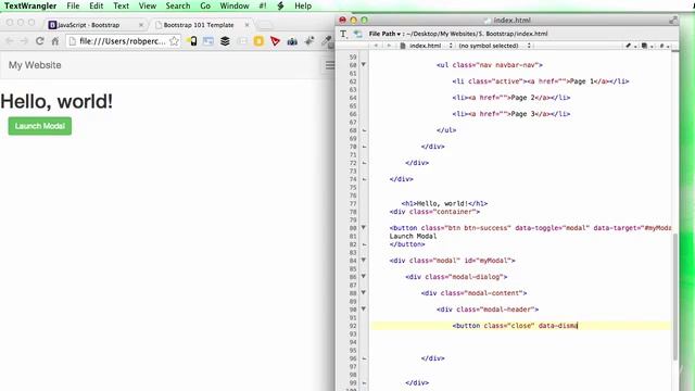 Lecture 153 BOOTSTRAP MODALS смотреть онлайн