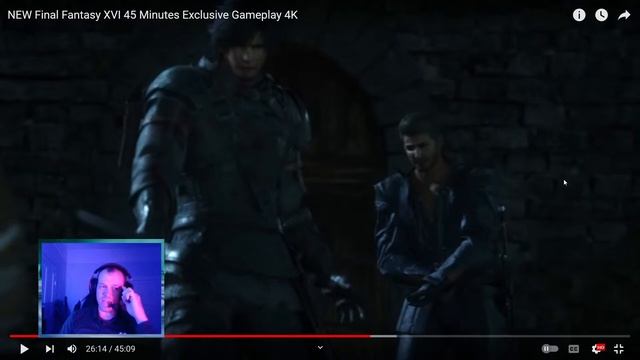 Josh Reacts to Final Fantasy 16 game play footage смотреть онлайн