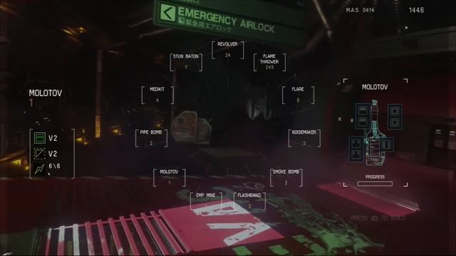 Alien Isolation Xenomorph Alien Death / Amanda Kills The Xenomorph (Ejects It Into Space)