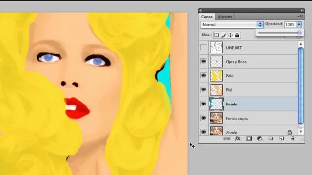 Retoque Digital: Efecto Pop Art de Roy Lichtenstein - NowPhotoshop смотреть онлайн