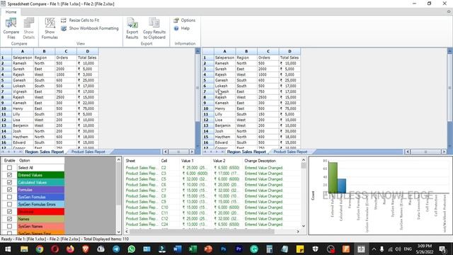 How to Compare two Excel files and Export Differences in MS Excel in Tamil смотреть онлайн