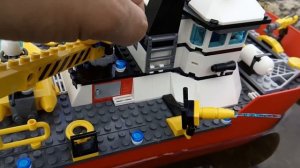 Lego City 60109 Fire Boat. Распаковка Лего Сити Пожарный Катер. Unboxing Lego City Fire Boat.