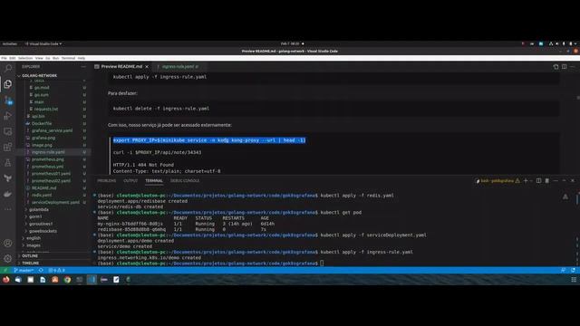 Monitoração de API Golang em Kubernetes com Prometheus e Grafana смотреть онлайн