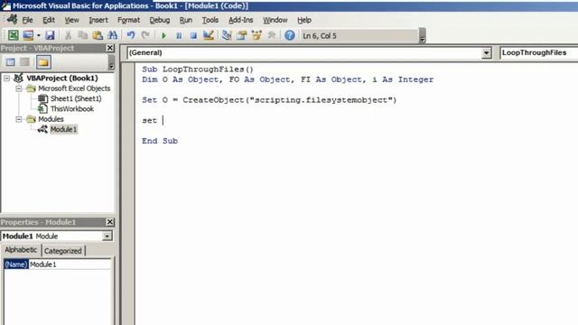 Pro Microsoft Excel VBA Course | For Each Loop Through Files In Folder | VBA Example | Part - 9.6 |
