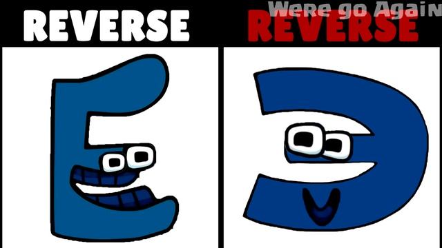 Reverse Alphabet Lore VS Reverse Russian Alphabet Lore | Part 2 (Z-A...) смотреть онлайн