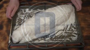 Карп запечённый в соли.