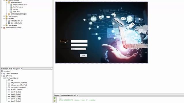 Employee Payroll Management System Using Java Netbeans - Part 4- Custom Background Image to JFrame смотреть онлайн