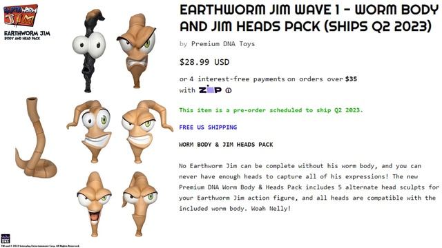 *see newer video* Every Premium DNA Earthworm Jim Wave 1 Sega Video Game Action Figures Toys смотреть онлайн