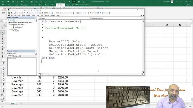 7 VBA Cells and OffSet Function, Use of Quotes, Cursor Movement смотреть онлайн