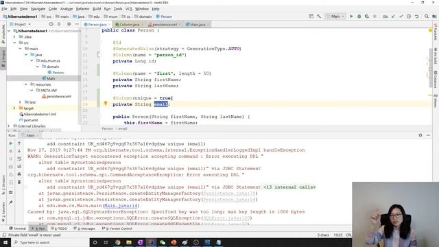 Hibernate - @Column смотреть онлайн
