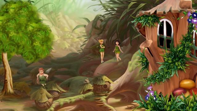Футаж для видеомонтажа детских фильмов: Секреты долины фей. В мастерской. Disney Fairies смотреть онлайн