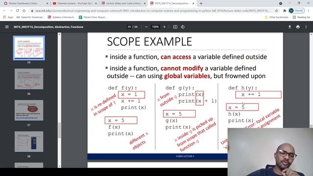 Python - 7. Abstraction, Decomposition and Functions - Part 3 - Concepts of Programming Languages смотреть онлайн
