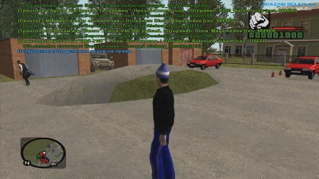 CRMP: НАЧАЛО| СДАЧА НА ПРАВА| ВОДОЛАЗЫ| (Amazing RP сервер) смотреть онлайн