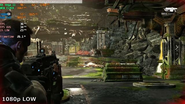 AMD Ryzen 5 3400G (RX Vega 11) - Gears 5 Gameplay | All Preset Graphic Modes 720p & 1080p смотреть онлайн