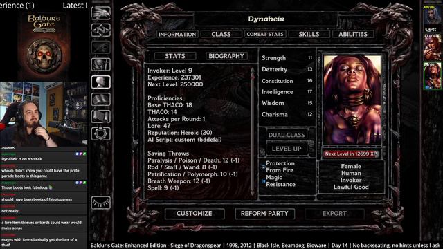 Baldur's Gate - Enhanced Edition, Day 14, "Critical Hits" Game #7 смотреть онлайн