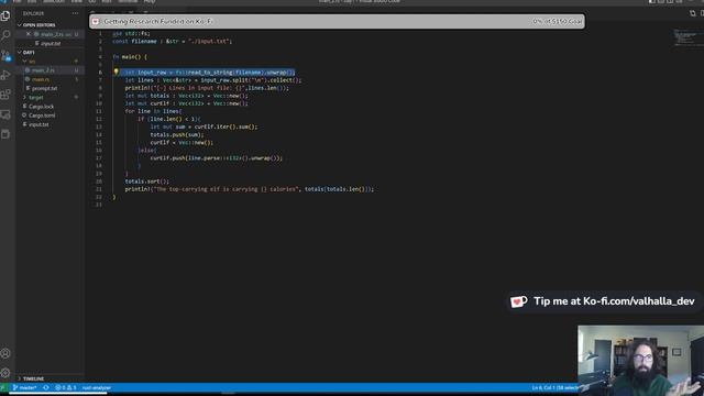 Rust Advent of Code 2022 Day 1 - Christmas Leetcode Challenges with Rust! смотреть онлайн