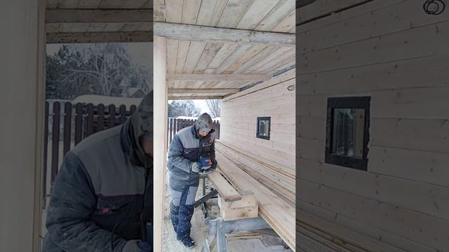 Имитация бруса своими руками смотреть онлайн