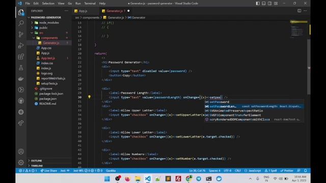 Simple React Project in Bangla - Password Generator смотреть онлайн