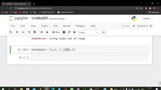 Sequence Data Part 2 | Day 6 | Indexing In Python смотреть онлайн
