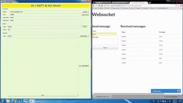 MQTT WebSocket смотреть онлайн