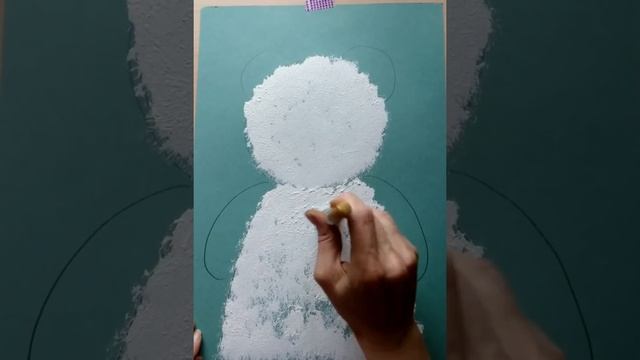 Дети рисуют медведя панду.Кисть щетинка.От трёх лет. смотреть онлайн