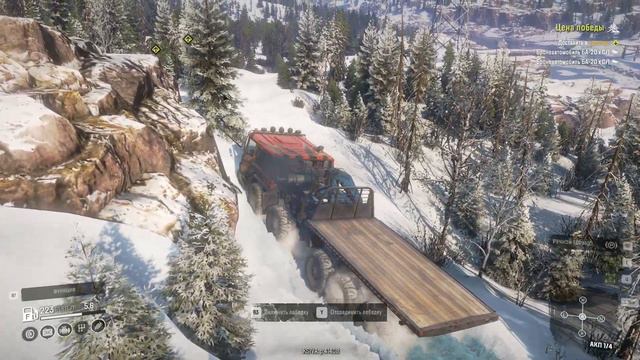 Snowrunner/Кольский полуостров: Цена победы 2 часть (Azov 73210 + Western Star 6900 TS) смотреть онлайн