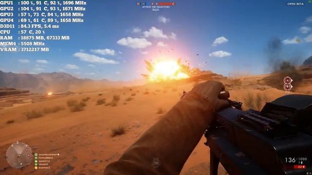 BATTLEFIELD 1 8K PC GAMEPLAY - No. 3 | GTX TITAN X PASCAL 4 WAY SLI | 6950X | ThirtyIR смотреть онлайн