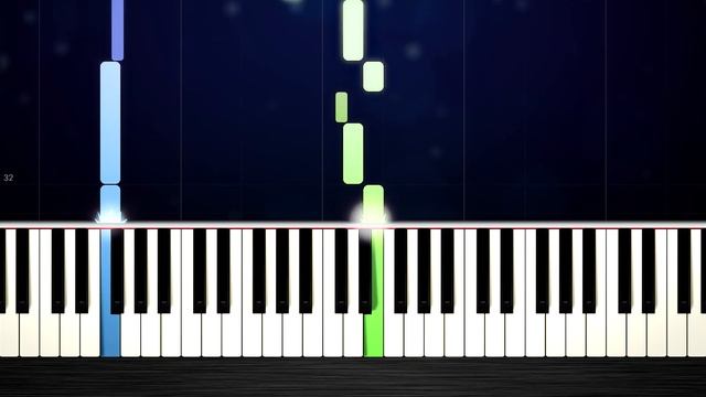Felix Mendelssohn - Wedding March - EASY Piano Tutorial by PlutaX смотреть онлайн