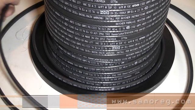 Саморегулируемый греющий кабель Raychem 3BTV2-CR смотреть онлайн