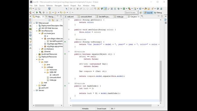Filter en Carousel - java 8 - jsf - PrimeFaces смотреть онлайн
