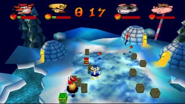 Прохождение Crash Bash (PS) #4 – El Pogo Loco, Snow Bash, Metal Fox, Dot Dash смотреть онлайн