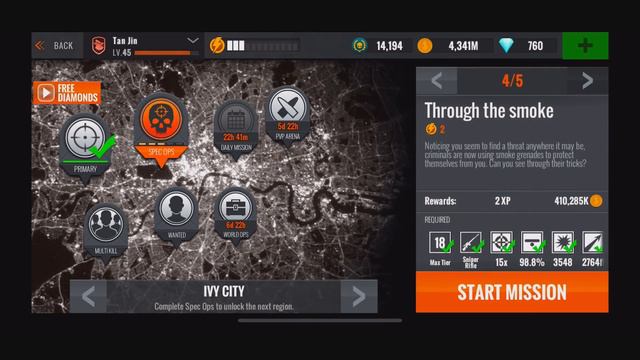 Sniper 3D Assassin: Shoot To Kill - Gameplay Walkthrough Part 70 - Region 18 Completed(iOS, Android