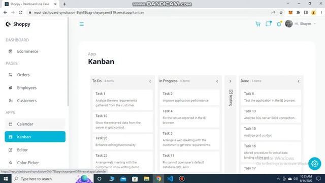 React Dashboard смотреть онлайн
