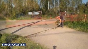 Антивандальный шлагбаум СНТ фундамент на винтовых сваях