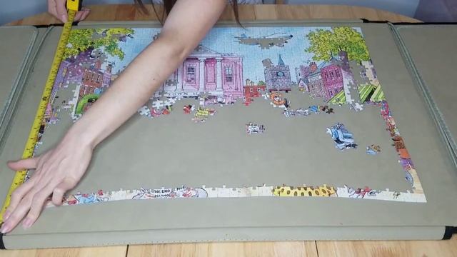 Jumbo Puzzle Mates Portapuzzle Puzzle Board Review смотреть онлайн